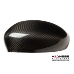 FIAT 500 Mirror Covers in Carbon Fiber by MADNESS - Caps  